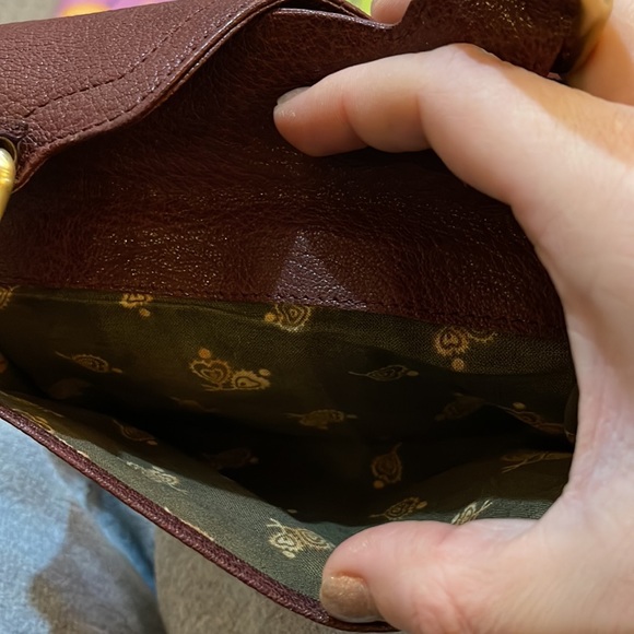 Gorgeous burgundy leather wallet - Picture 4 of 5